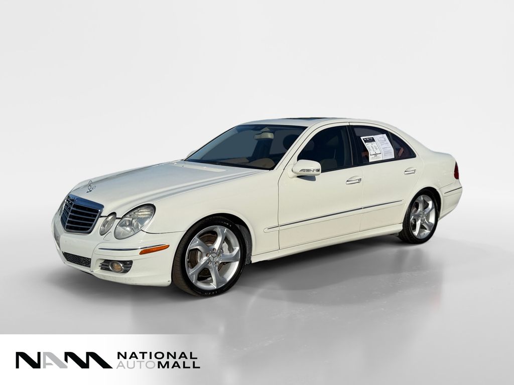 Arctic White 2007 Mercedes-Benz E-Class Sedan Rear-Wheel Drive 7-Speed Automatic Overdrive