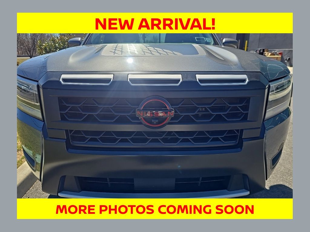 Gray (Gun Metallic) 2025 Nissan Frontier PRO-4X Crew Cab 4WD Pickup Truck Four-Wheel Drive 9-Speed Automatic Overdrive