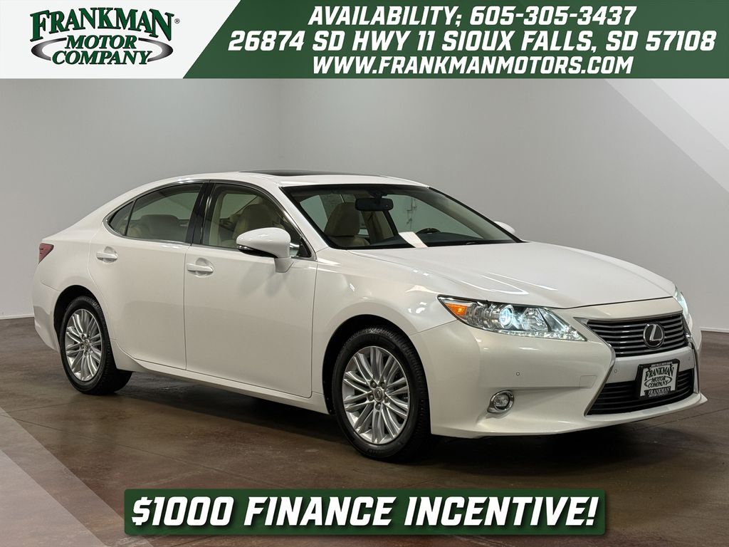 Starfire Pearl 2014 Lexus ES 350 FWD Sedan Front-Wheel Drive 6-Speed Automatic