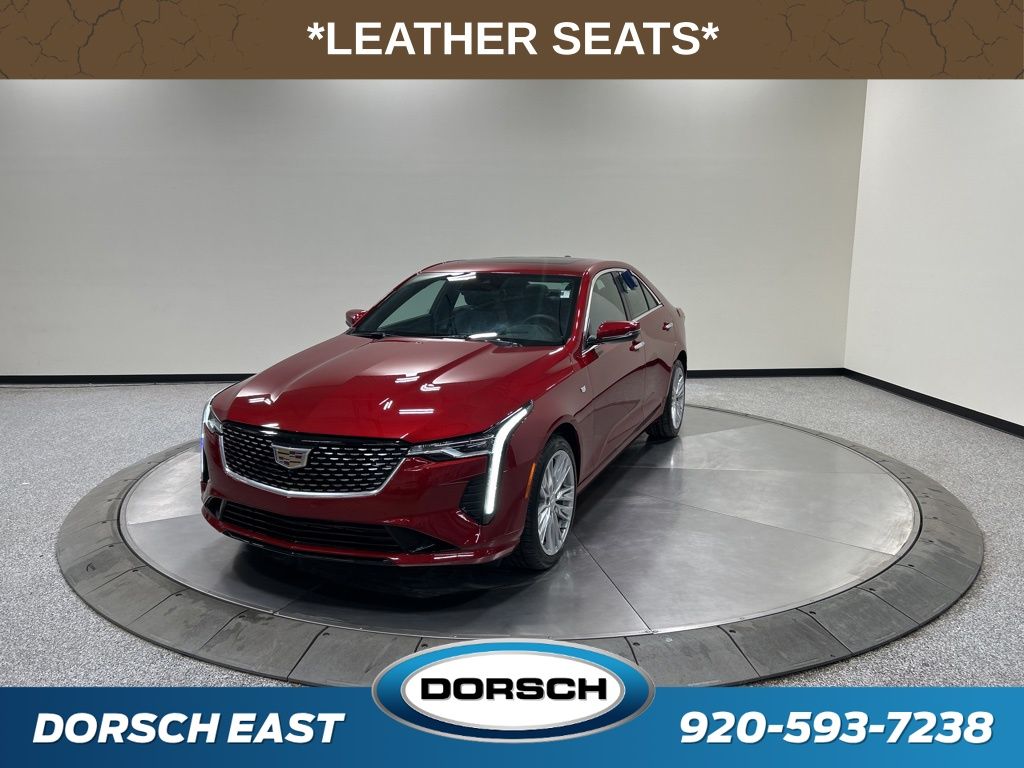 Radiant Red Tintcoat 2025 Cadillac CT4 Premium Luxury AWD Sedan All-Wheel Drive 8-Speed Automatic