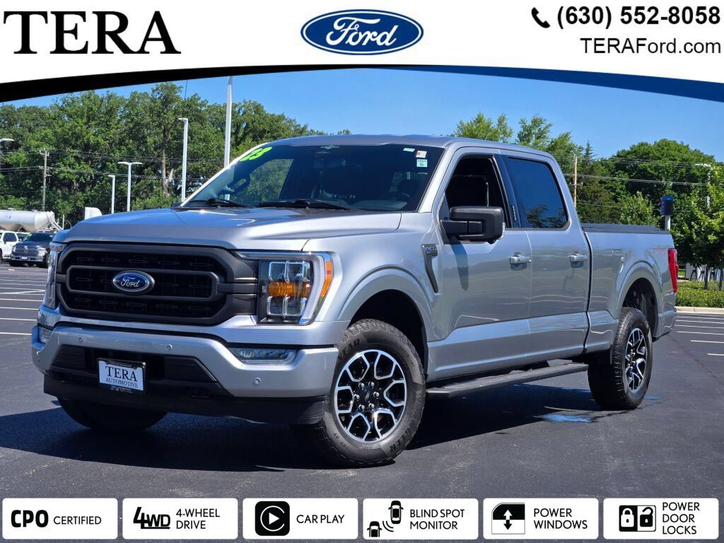 Silver Metallic 2023 Ford F-150 Pickup Truck Four-Wheel Drive Automatic