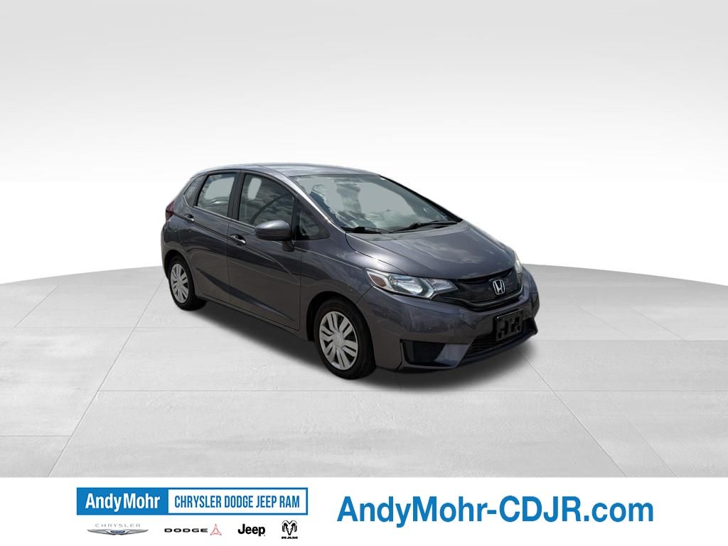 Gray (Modern Steel Metallic) 2015 Honda Fit Hatchback Front-Wheel Drive Continuously Variable Transmission