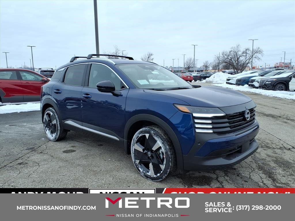 Deep Blue Pearl 2026 Nissan Kicks SUV / Crossover All-Wheel Drive Continuously Variable Transmission