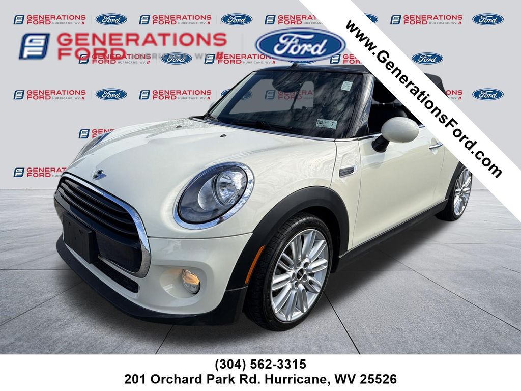 Pepper White 2017 MINI Cooper Convertible Front-Wheel Drive 7-Speed Automatic