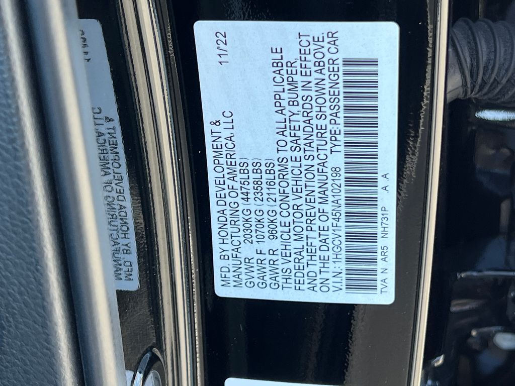 2022 Honda Accord Sport Special Edition