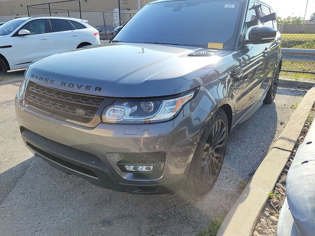 Gray 2017 Land Rover Range Rover Sport V8 Supercharged 4WD SUV / Crossover All-Wheel Drive 8-Speed Automatic