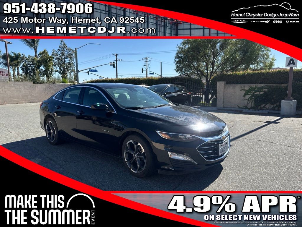 Mosaic Black Metallic 2023 Chevrolet Malibu Sedan Front-Wheel Drive Continuously Variable Transmission