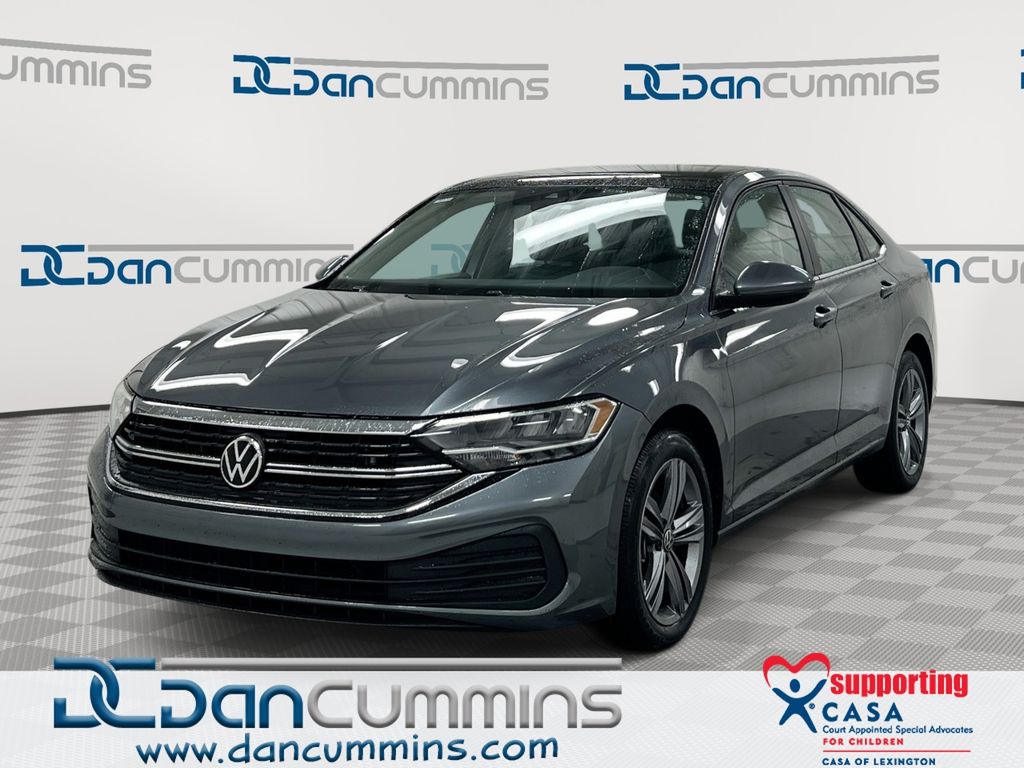 Gray 2024 Volkswagen Jetta SE FWD Sedan Front-Wheel Drive 8-Speed Automatic