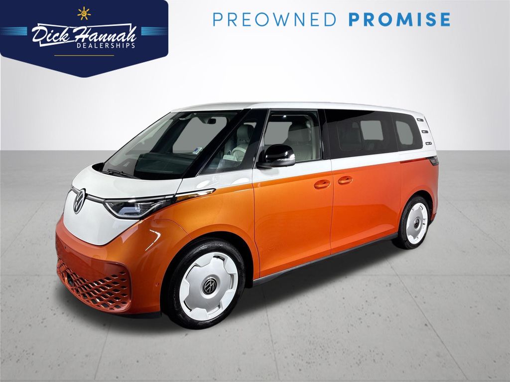 Orange 2025 Volkswagen ID.Buzz Minivan Rear-Wheel Drive Automatic