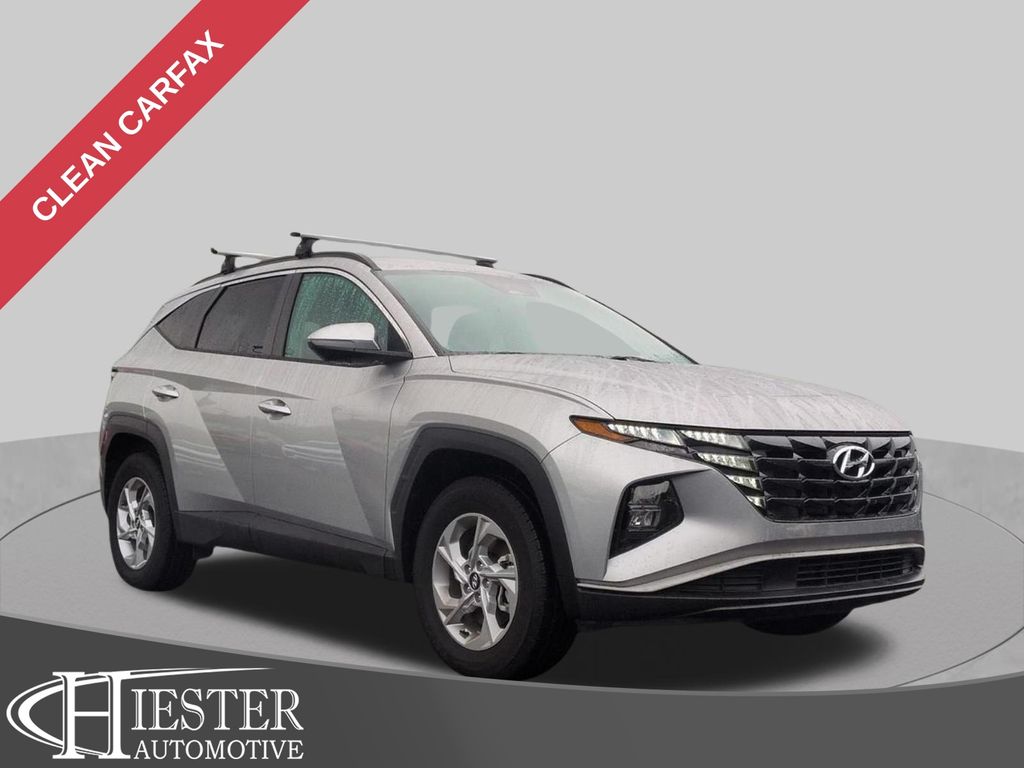 Shimmering Silver 2023 Hyundai Tucson SUV / Crossover All-Wheel Drive 8-Speed Automatic