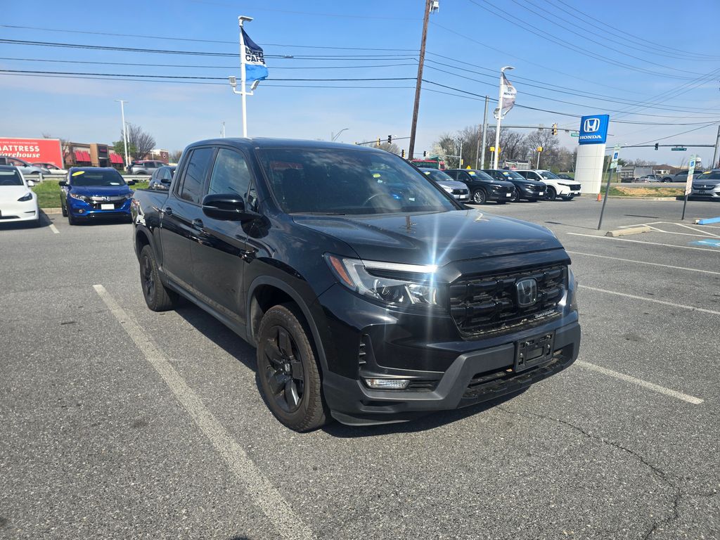 Black 2024 Honda Ridgeline Black Edition AWD Pickup Truck All-Wheel Drive 9-Speed Automatic
