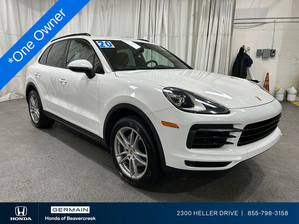 White 2020 Porsche Cayenne SUV / Crossover All-Wheel Drive 8-Speed Automatic