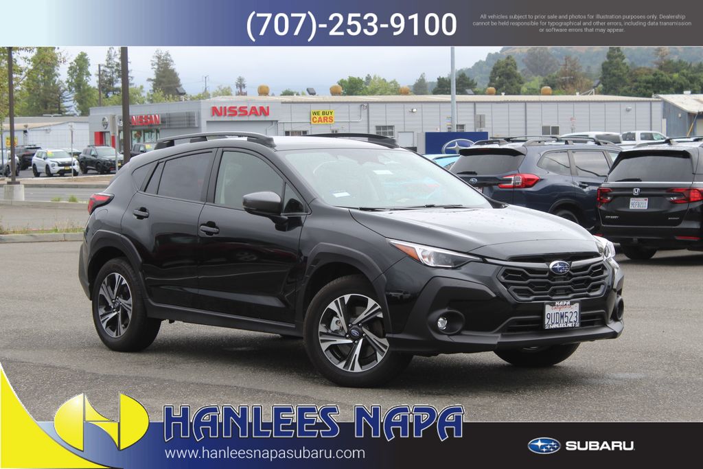 Crystal Black Silica 2025 Subaru Crosstrek Premium AWD SUV / Crossover All-Wheel Drive Continuously Variable Transmission