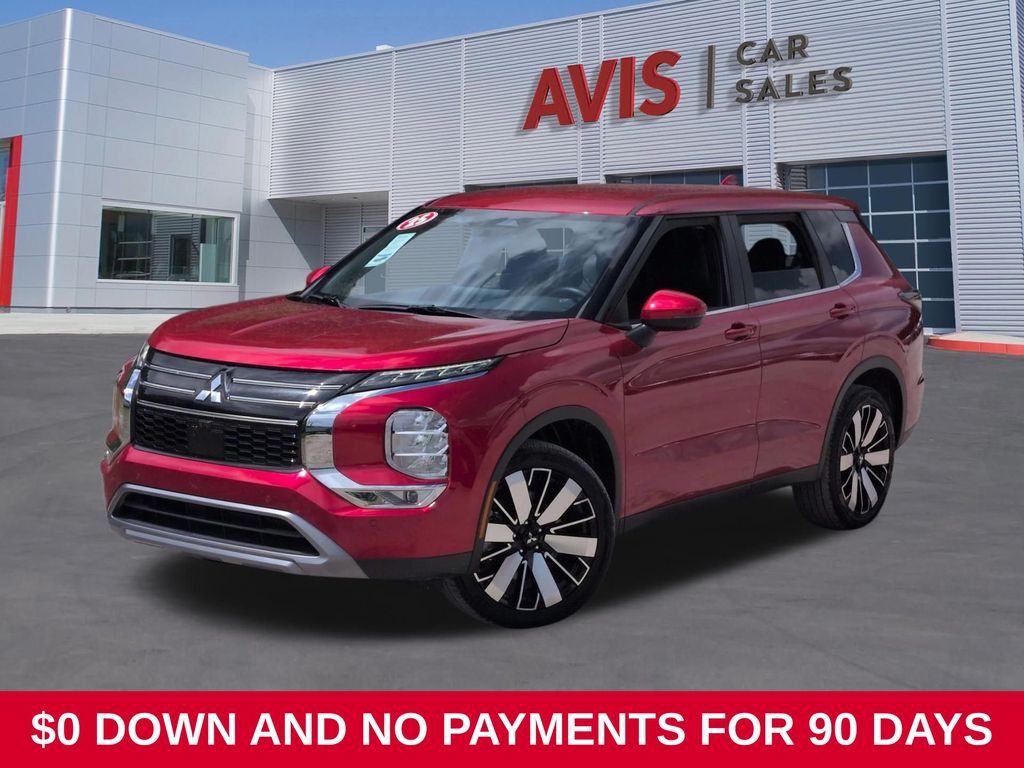 Red Metallic 2025 Mitsubishi Outlander SUV / Crossover Front-Wheel Drive Continuously Variable Transmission