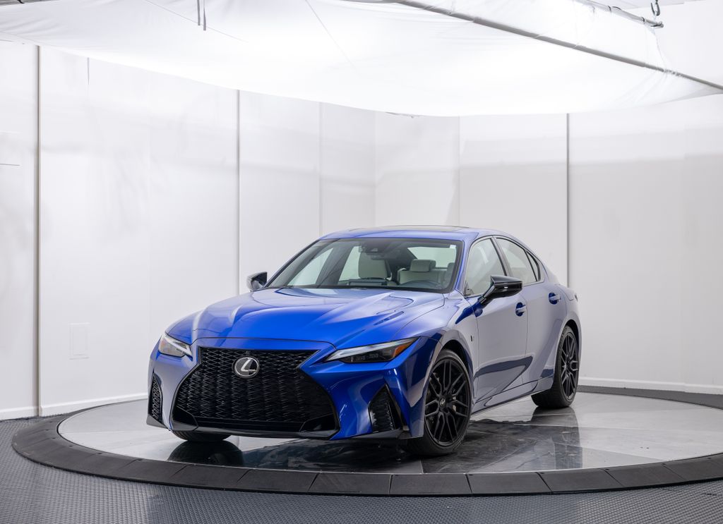 Blue 2024 Lexus IS Sedan Rear-Wheel Drive 8-Speed Automatic