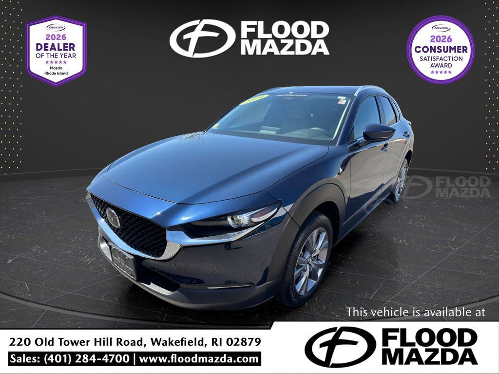 Deep Crystal Blue Mica 2024 Mazda CX-30 2.5 S Preferred AWD SUV / Crossover All-Wheel Drive 6-Speed Automatic
