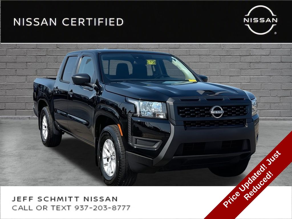 Super Black 2025 Nissan Frontier Pickup Truck 4X2 9-Speed Automatic Overdrive
