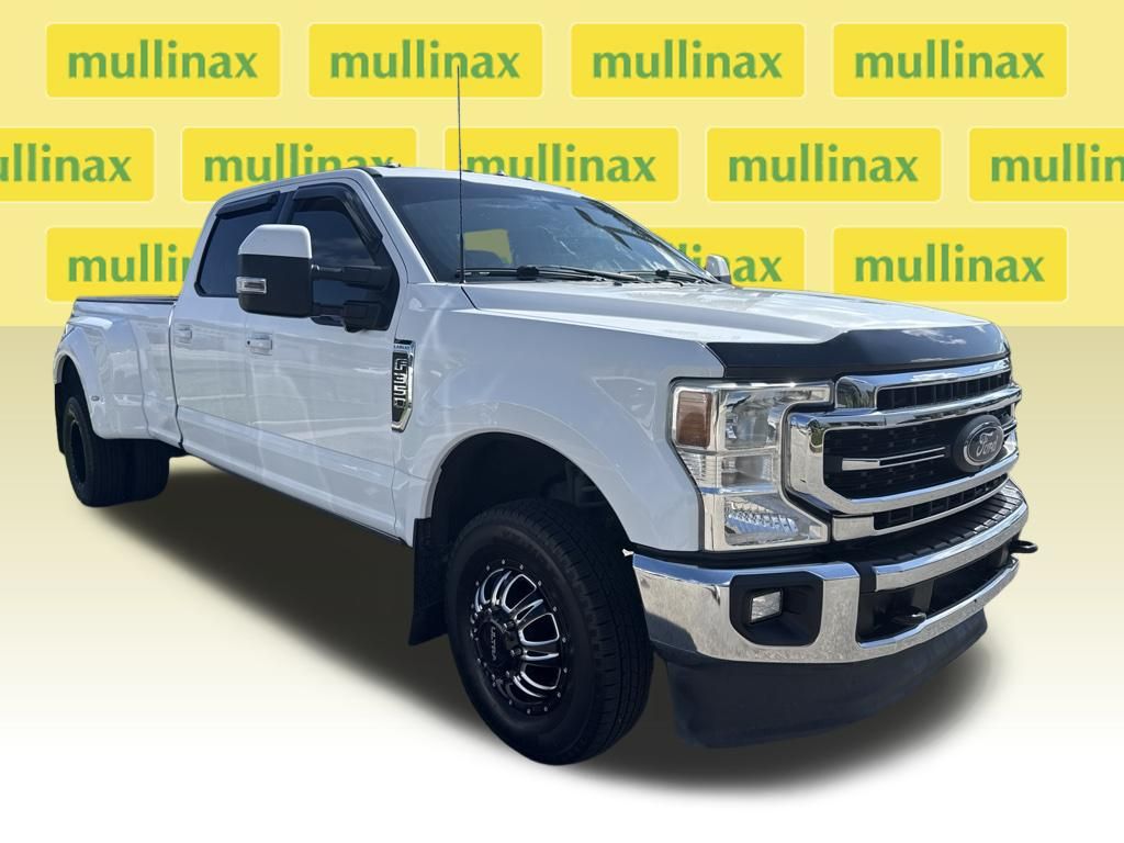 Oxford White 2022 Ford F-350 Super Duty Lariat Crew Cab LB DRW 4WD Pickup Truck Four-Wheel Drive Automatic