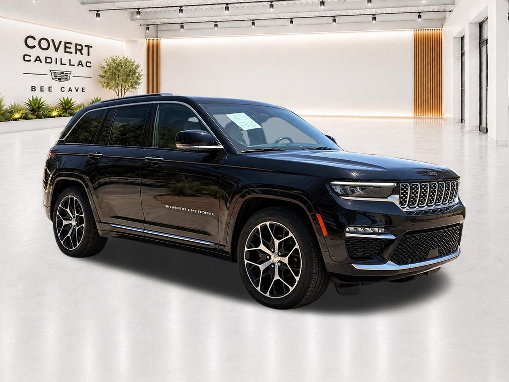 Diamond Black 2023 Jeep Grand Cherokee SUV / Crossover Four-Wheel Drive 8-Speed Automatic