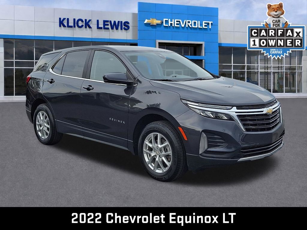 2022 Chevrolet Equinox LT Gray at Klick Lewis Buick Chevrolet