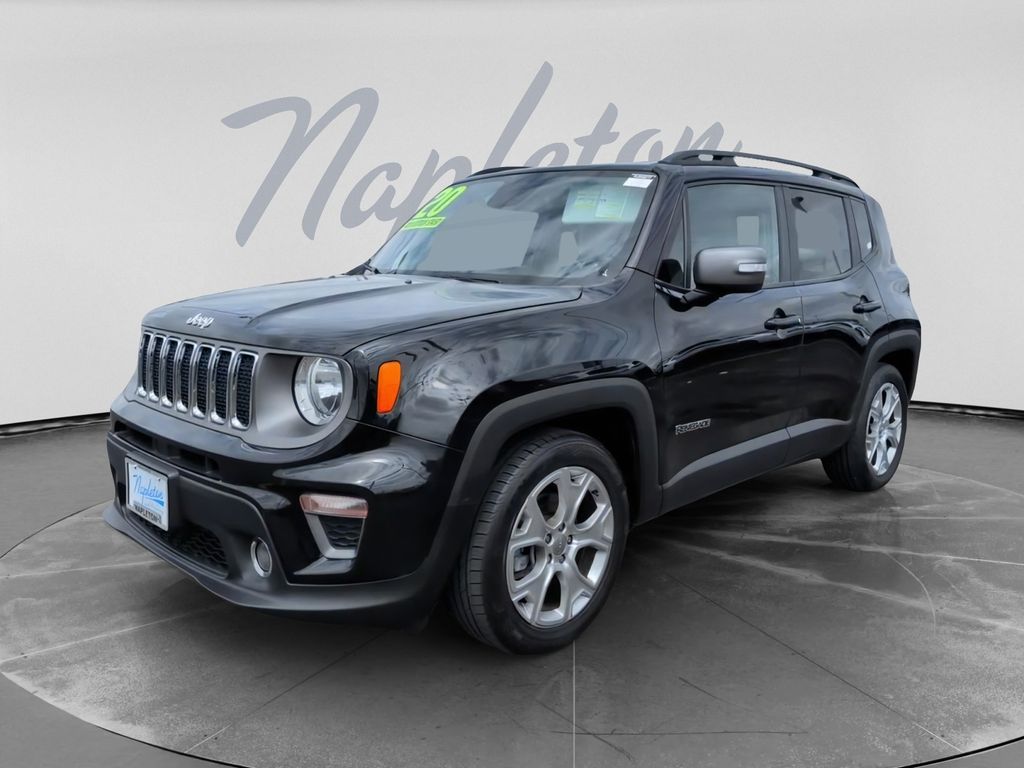 Black Clearcoat 2020 Jeep Renegade SUV / Crossover Front-Wheel Drive 9-Speed Automatic
