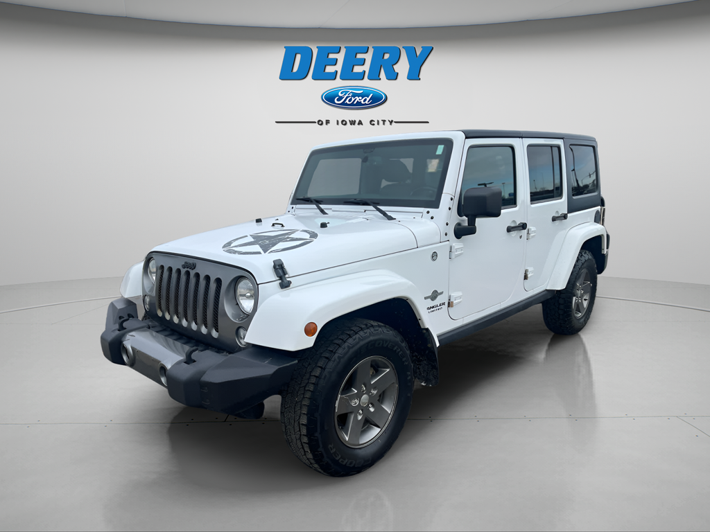 Bright White Clearcoat 2015 Jeep Wrangler Unlimited Freedom Edition 4WD SUV / Crossover Four-Wheel Drive 5-Speed Automatic