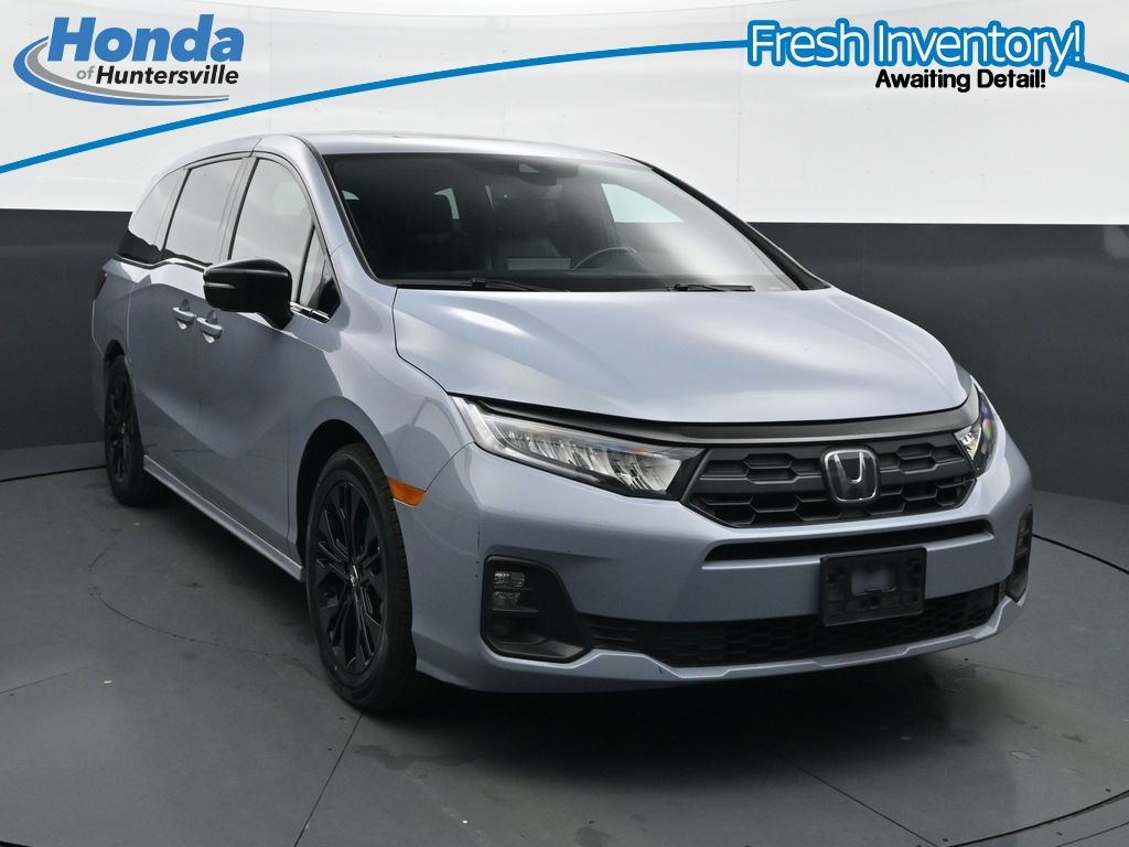 Black 2025 Honda Odyssey Minivan Front-Wheel Drive Automatic