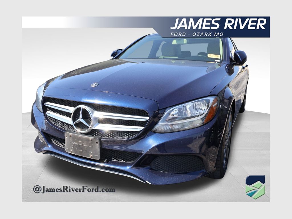 Blue 2018 Mercedes-Benz C-Class C 300 Sedan RWD Sedan Rear-Wheel Drive 9-Speed Automatic
