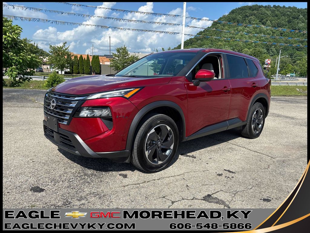 Red (Scarlet Ember Tintcoat) 2025 Nissan Rogue SV AWD SUV / Crossover All-Wheel Drive Continuously Variable Transmission