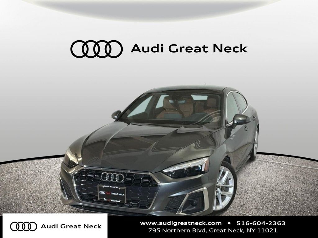 Daytona Gray Pearl 2023 Audi A5 Sportback quattro Premium S Line 45 TFSI AWD Sedan All-Wheel Drive 7-Speed Automatic
