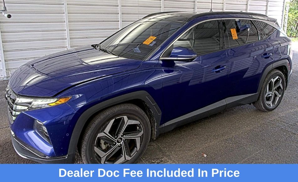 Intense Blue 2023 Hyundai Tucson SUV / Crossover Front-Wheel Drive 8-Speed Automatic