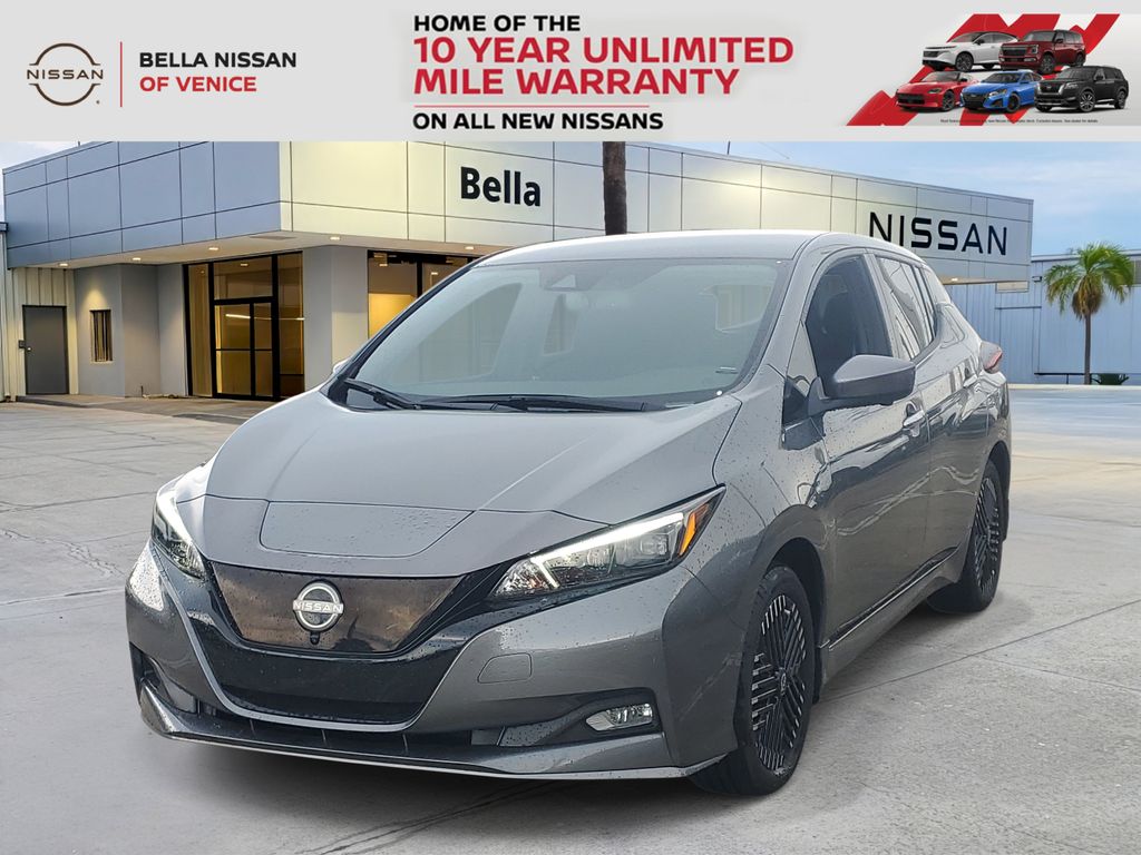 Gray (Gun Metallic) 2025 Nissan LEAF Hatchback Front-Wheel Drive Automatic