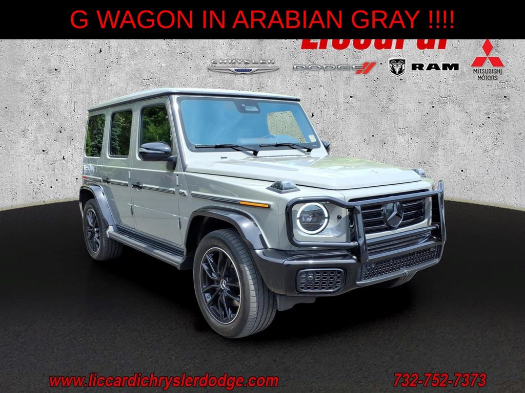 Gray (MANUFAKTUR Arabian Grey) 2025 Mercedes-Benz G-Class SUV / Crossover All-Wheel Drive 9-Speed Automatic