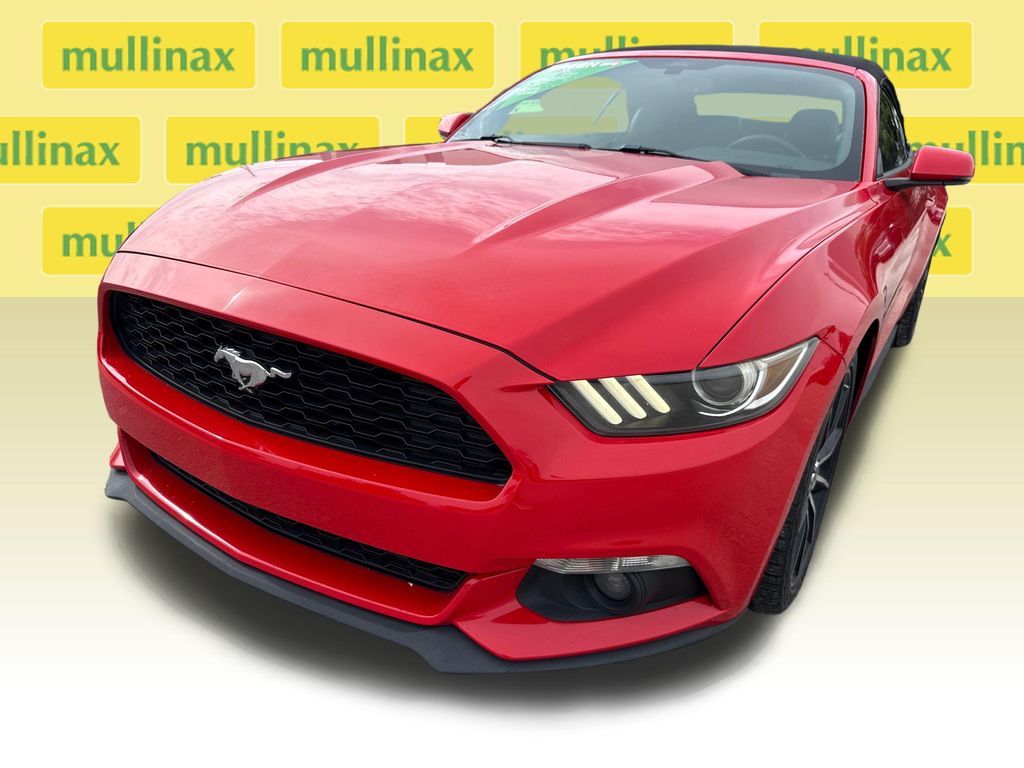 2016 Race Red Ford Mustang EcoBoost Premium RWD Convertible