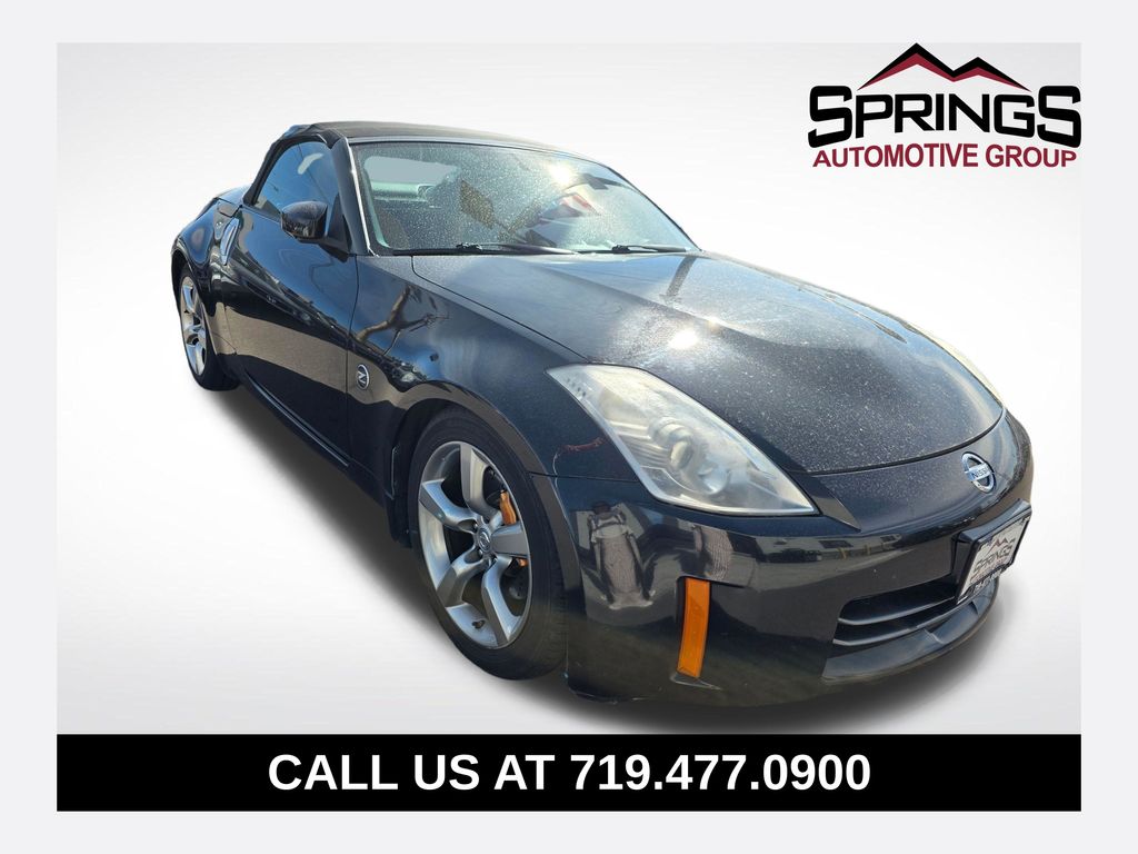 Gray (Magnetic Black Pearl) 2008 Nissan 350Z Grand Touring Coupe Rear-Wheel Drive 5-Speed Automatic