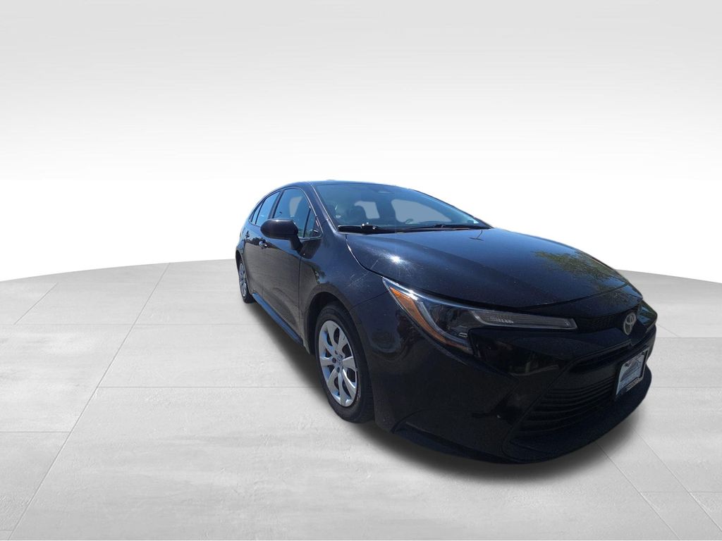 Midnight Black Metallic 2024 Toyota Corolla Sedan Front-Wheel Drive Continuously Variable Transmission