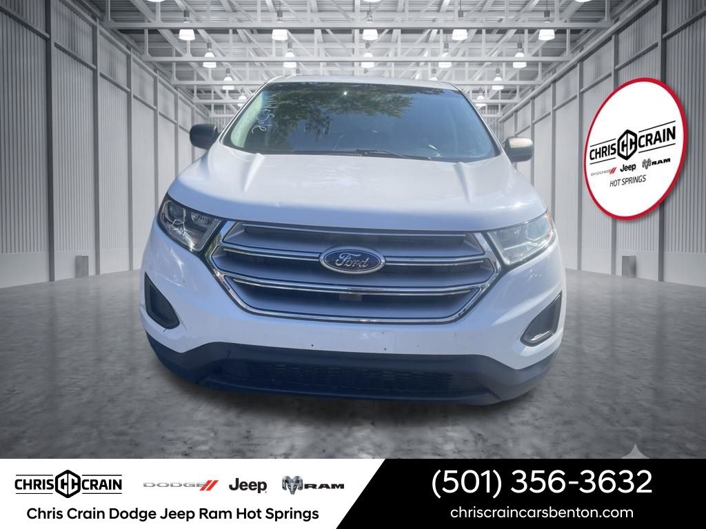 Oxford White 2018 Ford Edge SUV / Crossover Front-Wheel Drive 6-Speed Automatic