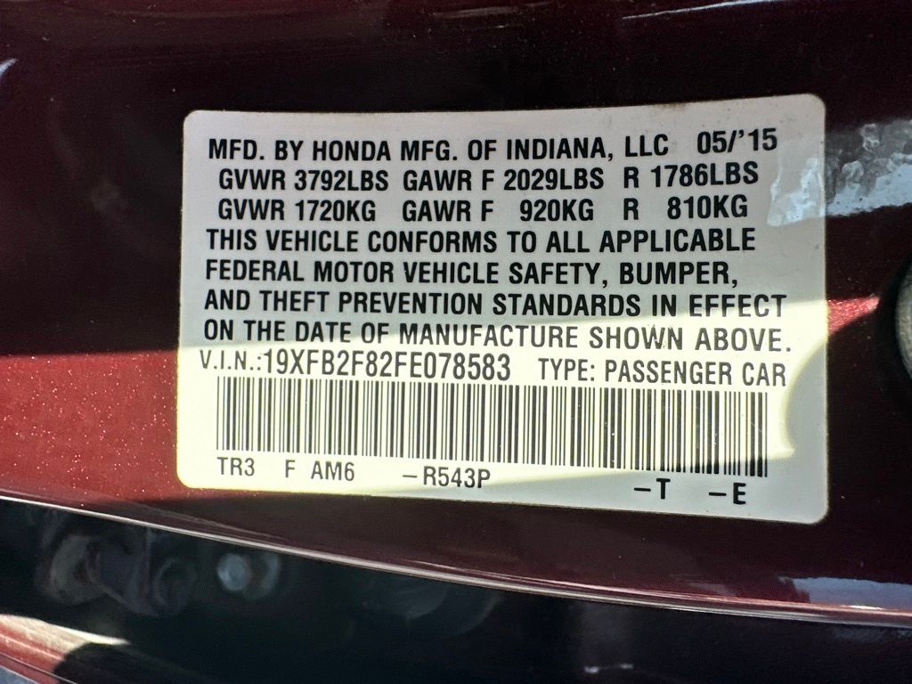 Used 2015 Honda Civic Sedan