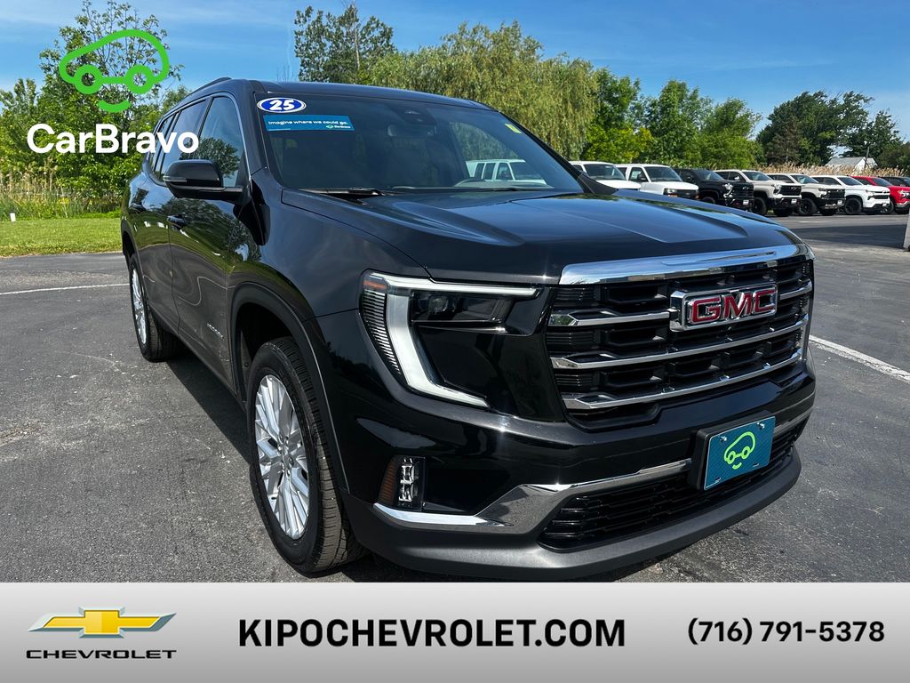 Black (Ebony Twilight Metallic) 2025 GMC Acadia SUV / Crossover Four-Wheel Drive 8-Speed Automatic