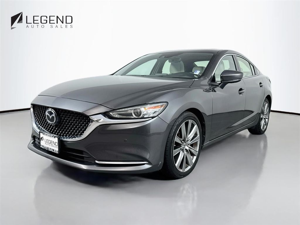 Gray 2018 Mazda MAZDA6 Signature Sedan FWD Sedan Front-Wheel Drive 6-Speed Automatic