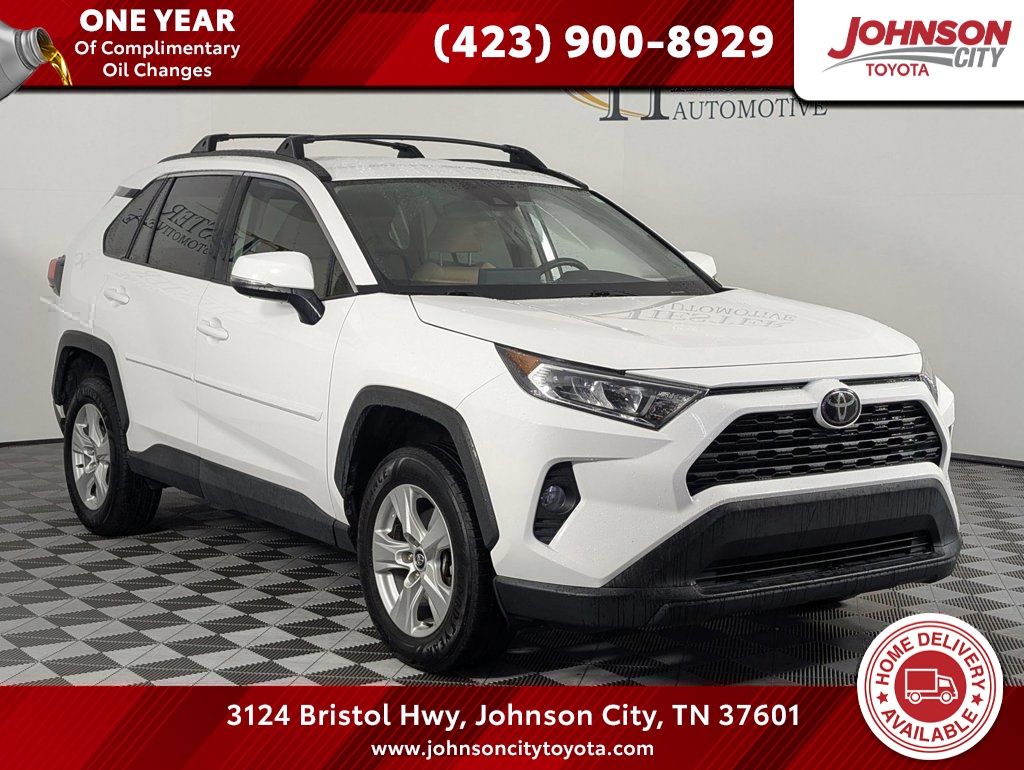Super White 2021 Toyota RAV4 SUV / Crossover Front-Wheel Drive 8-Speed Automatic