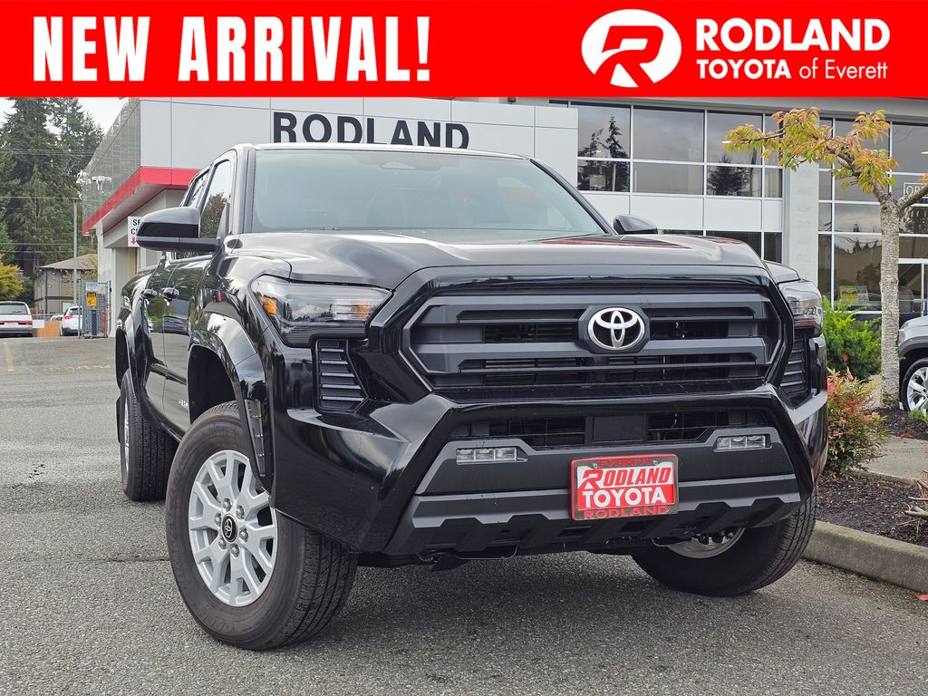 Black 2025 Toyota Tacoma Pickup Truck Four-Wheel Drive 8-Speed Automatic