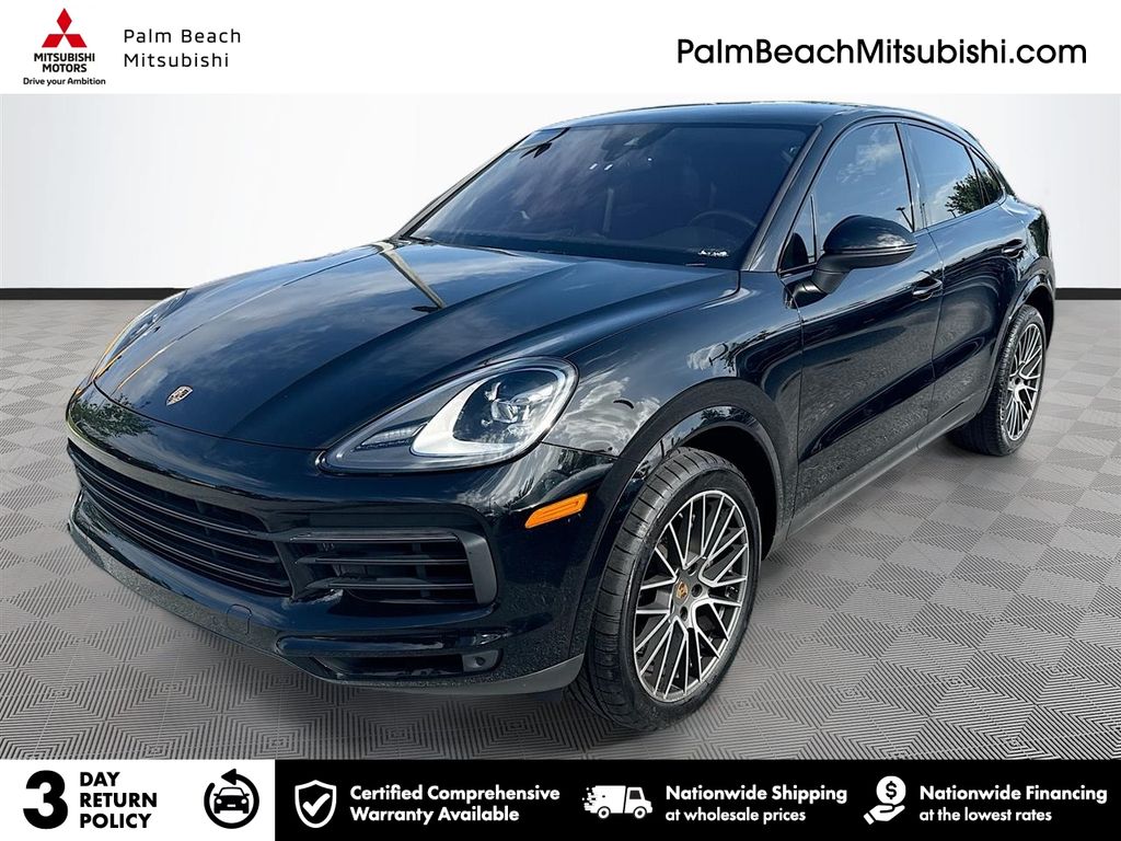 Black 2023 Porsche Cayenne Coupe Platinum Edition AWD Coupe All-Wheel Drive 8-Speed Automatic