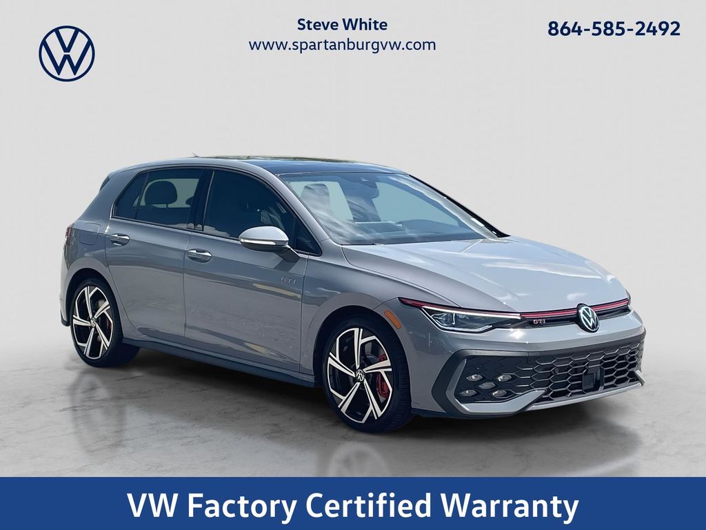 Moonstone 2025 Volkswagen Golf GTI SE FWD Hatchback Front-Wheel Drive 7-Speed Dual Clutch