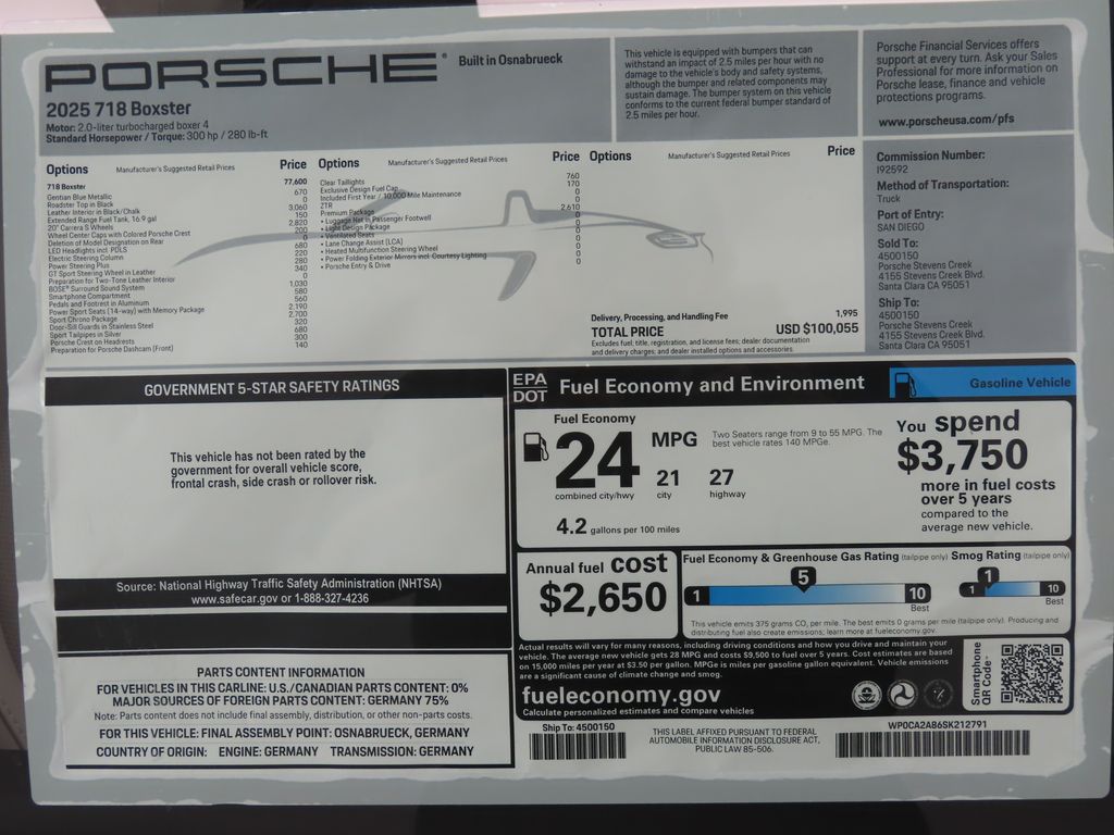 Thumbnail: 2025 Porsche 718 Boxster - 22
