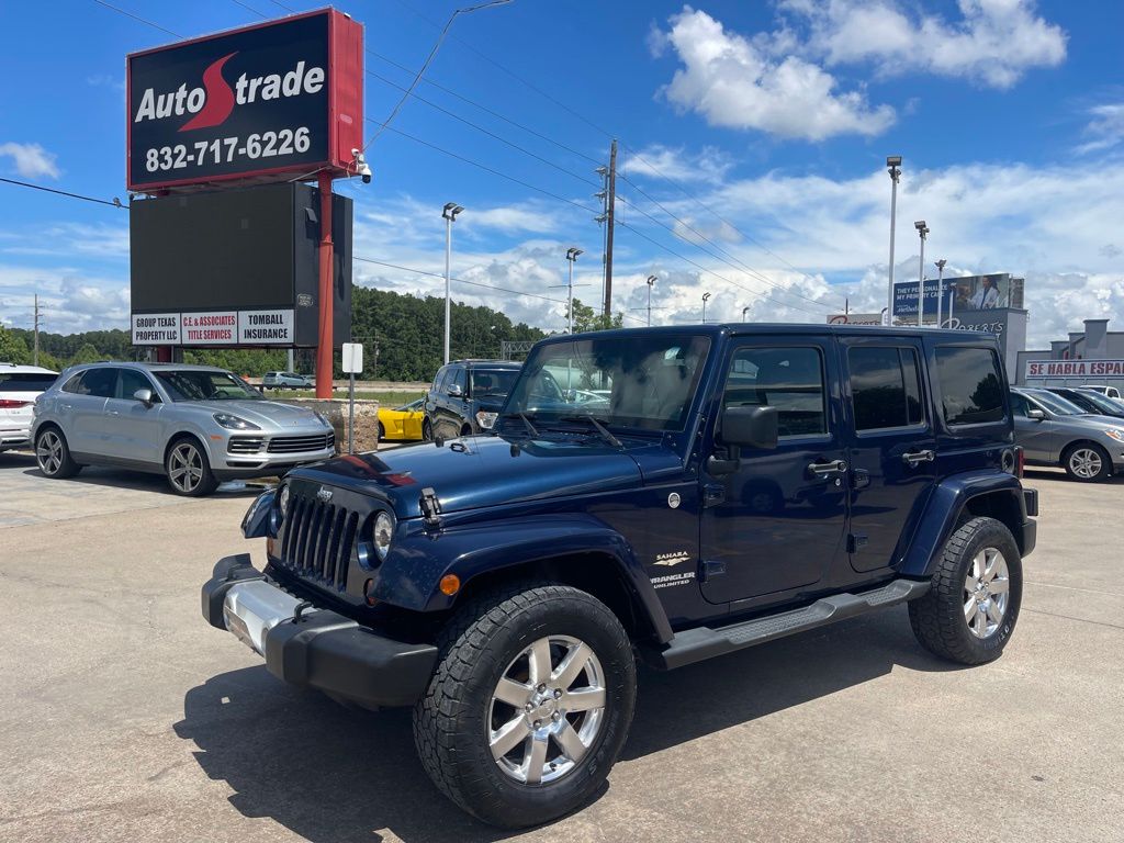 2013 Jeep Wrangler Unlimited Sahara Blue at Emmons Autoplex