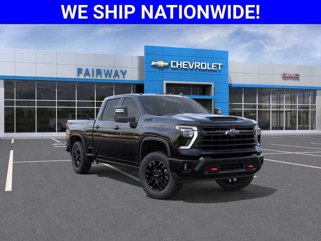 Black 2026 Chevrolet Silverado 2500HD Pickup Truck Four-Wheel Drive Automatic