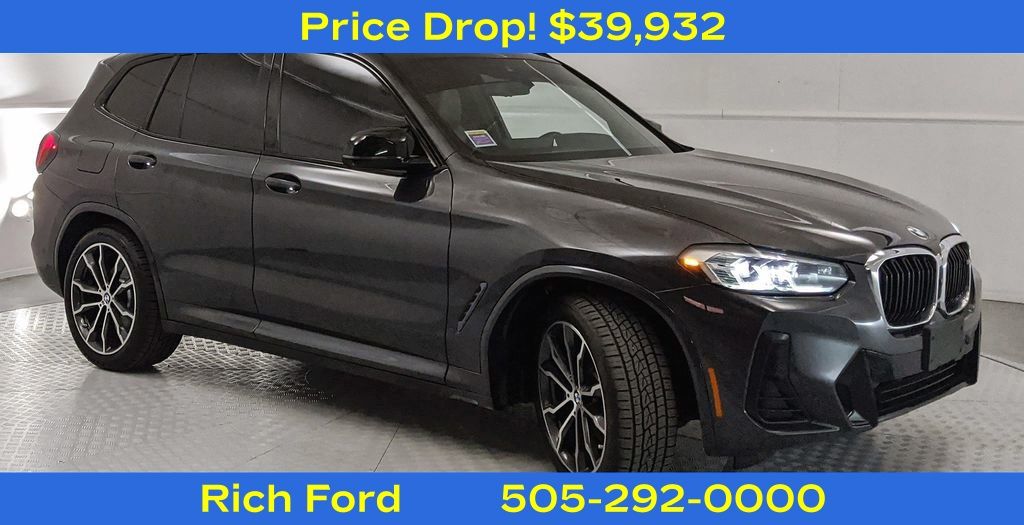 Gray (Dark Graphite Metallic) 2022 BMW X3 M40i AWD SUV / Crossover All-Wheel Drive 8-Speed Automatic