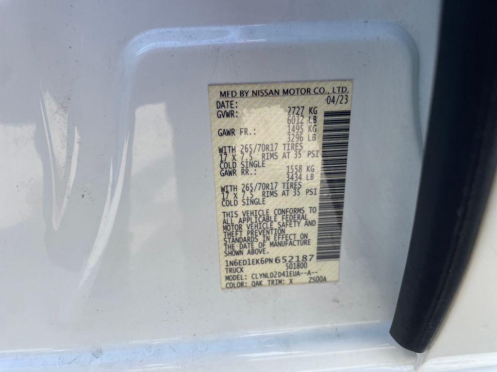 Certified Used 2023 White Nissan PRO-4X image 30