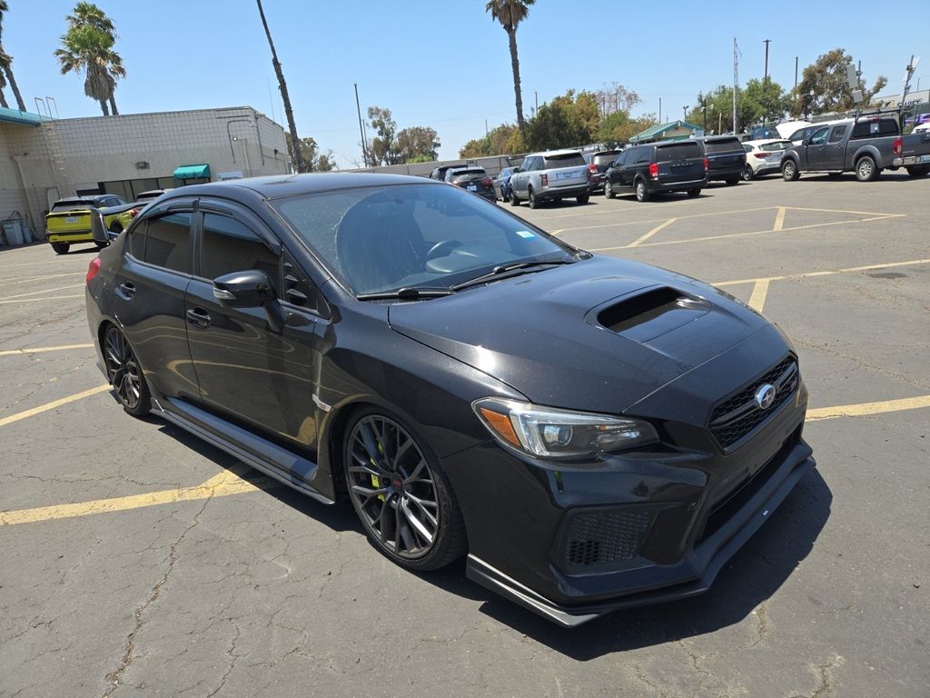 Crystal Black Silica 2018 Subaru WRX STI Sedan All-Wheel Drive 6-Speed Manual